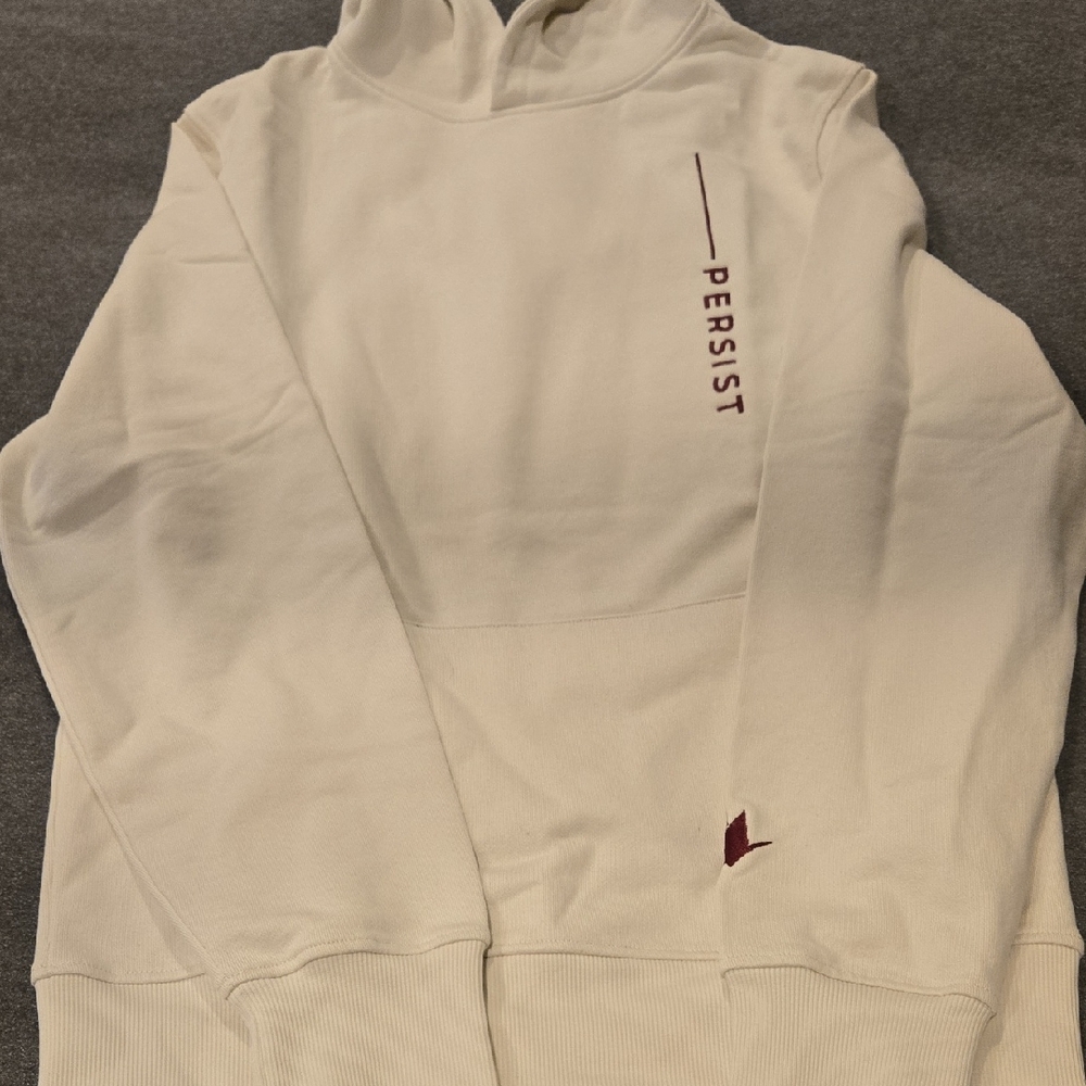 Persist Graphic Cream Hoodie - Men